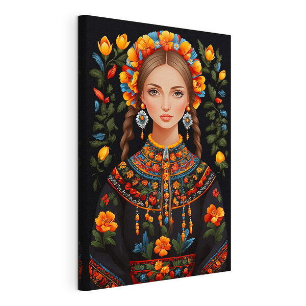 Quadri Una donna con le trecce e dei fiori tra i capelli (COD: s37165) Quadri Quadri Una donna con le trecce e dei fiori tra i capelli (COD: s37165)
