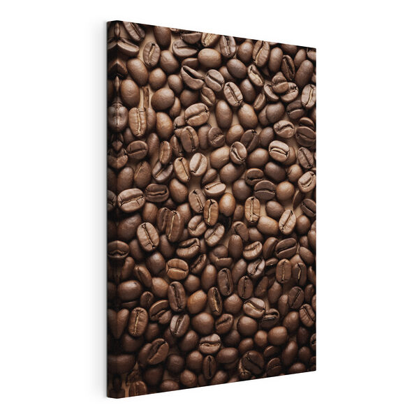 Un mucchio di chicchi di caffè Quadri Un mucchio di chicchi di caffè