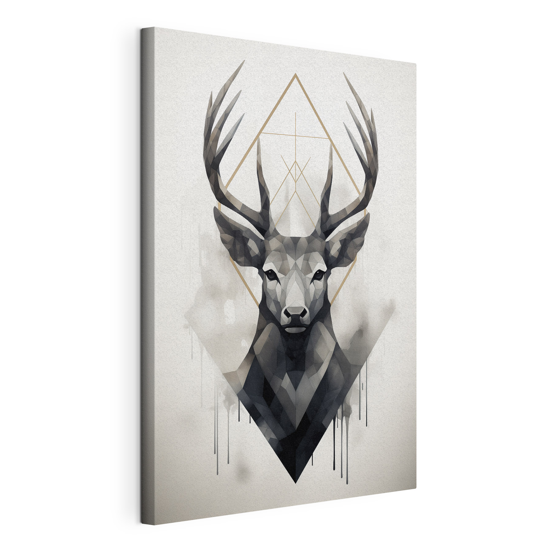 A black and white picture of a deer A black and white picture of a deer
