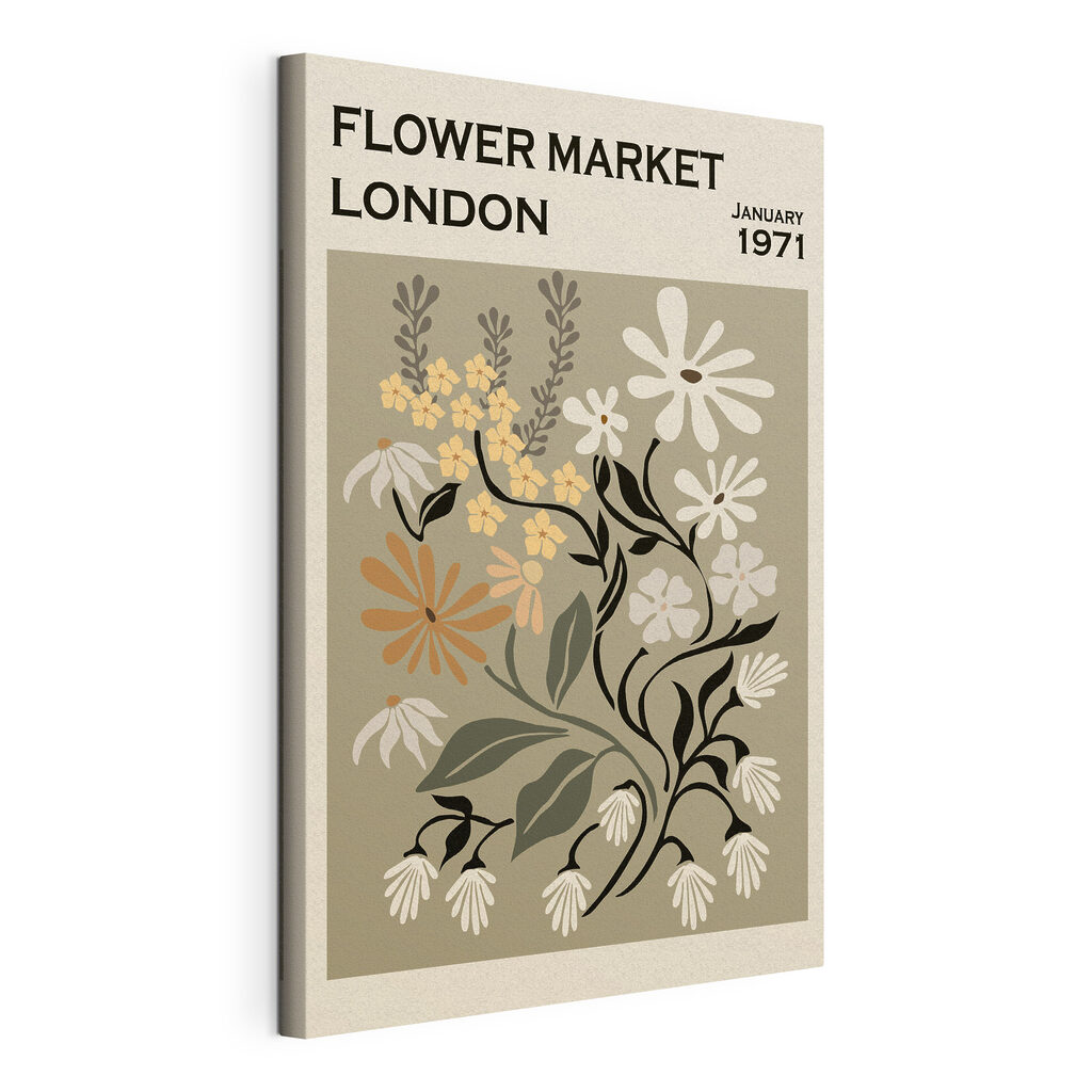 Elegant Floral Design from 1971