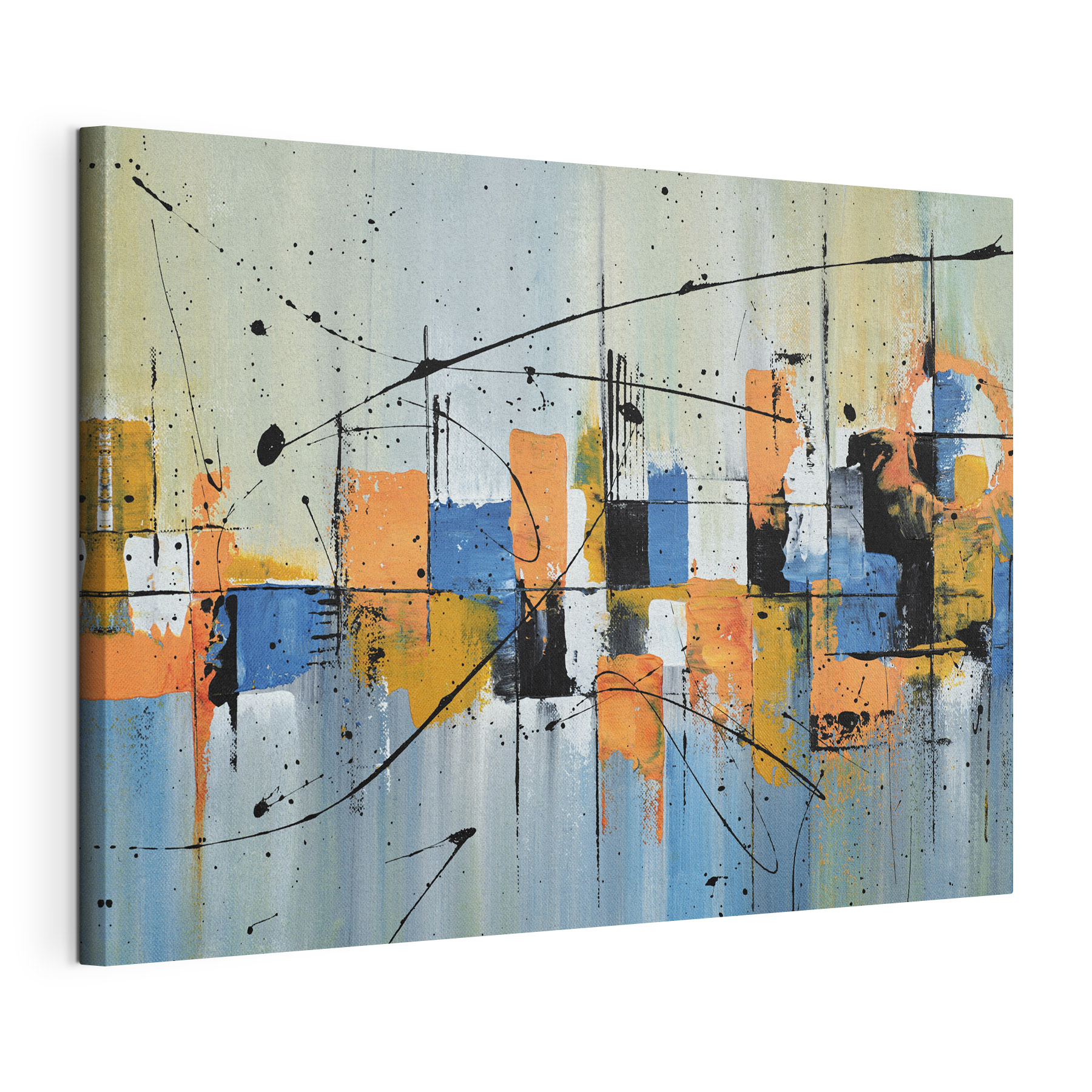 A painting of various colors A painting of various colors