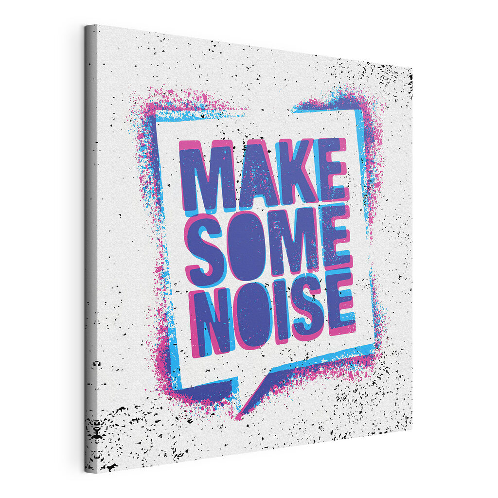A white square with purple and blue text A white square with purple and blue text