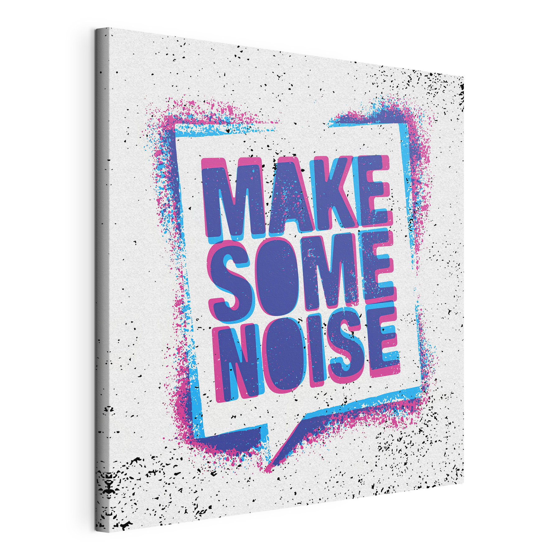A white square with purple and blue text A white square with purple and blue text