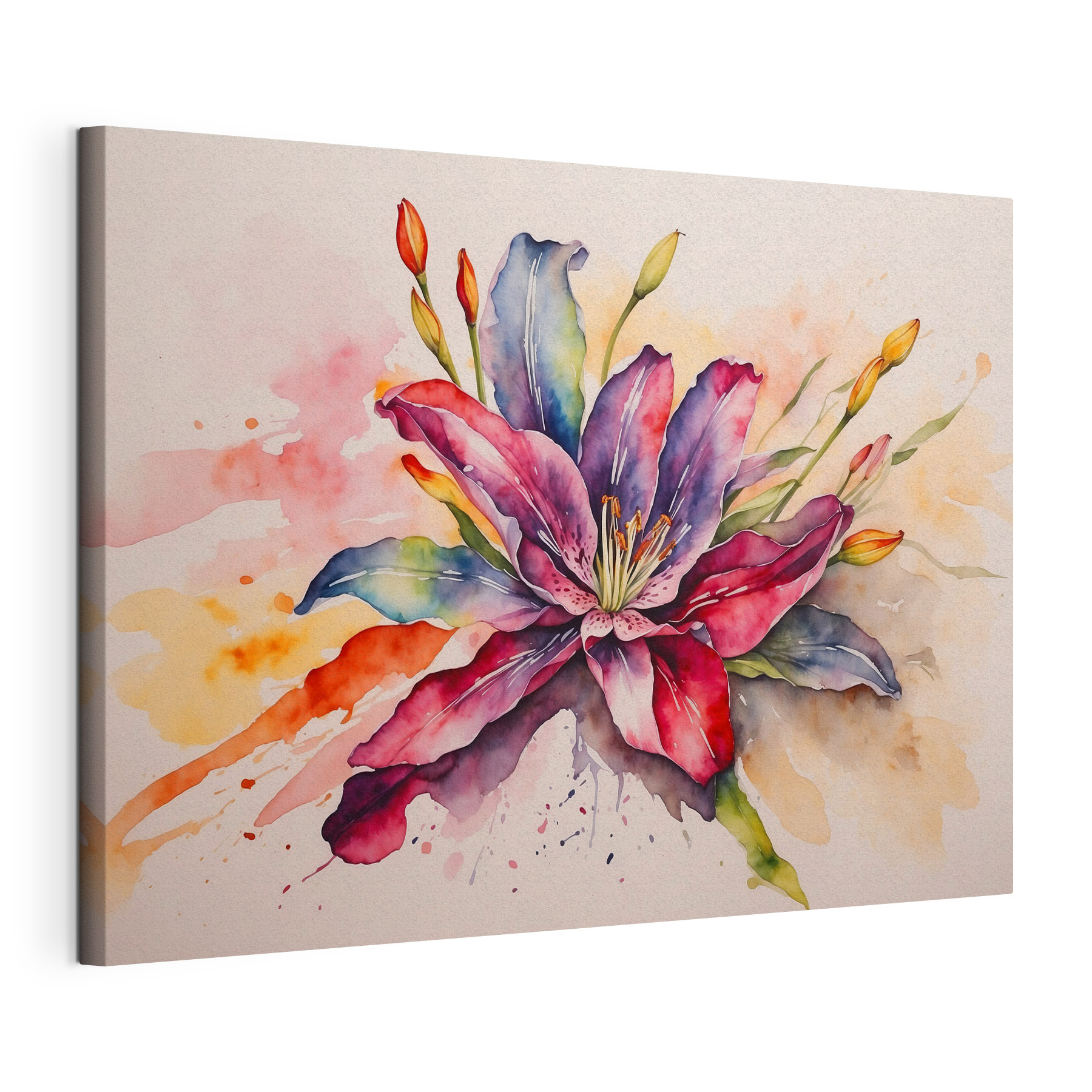 A watercolor painting of a flower A watercolor painting of a flower