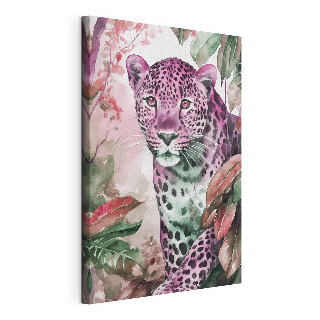 A watercolor painting of a leopard A watercolor painting of a leopard