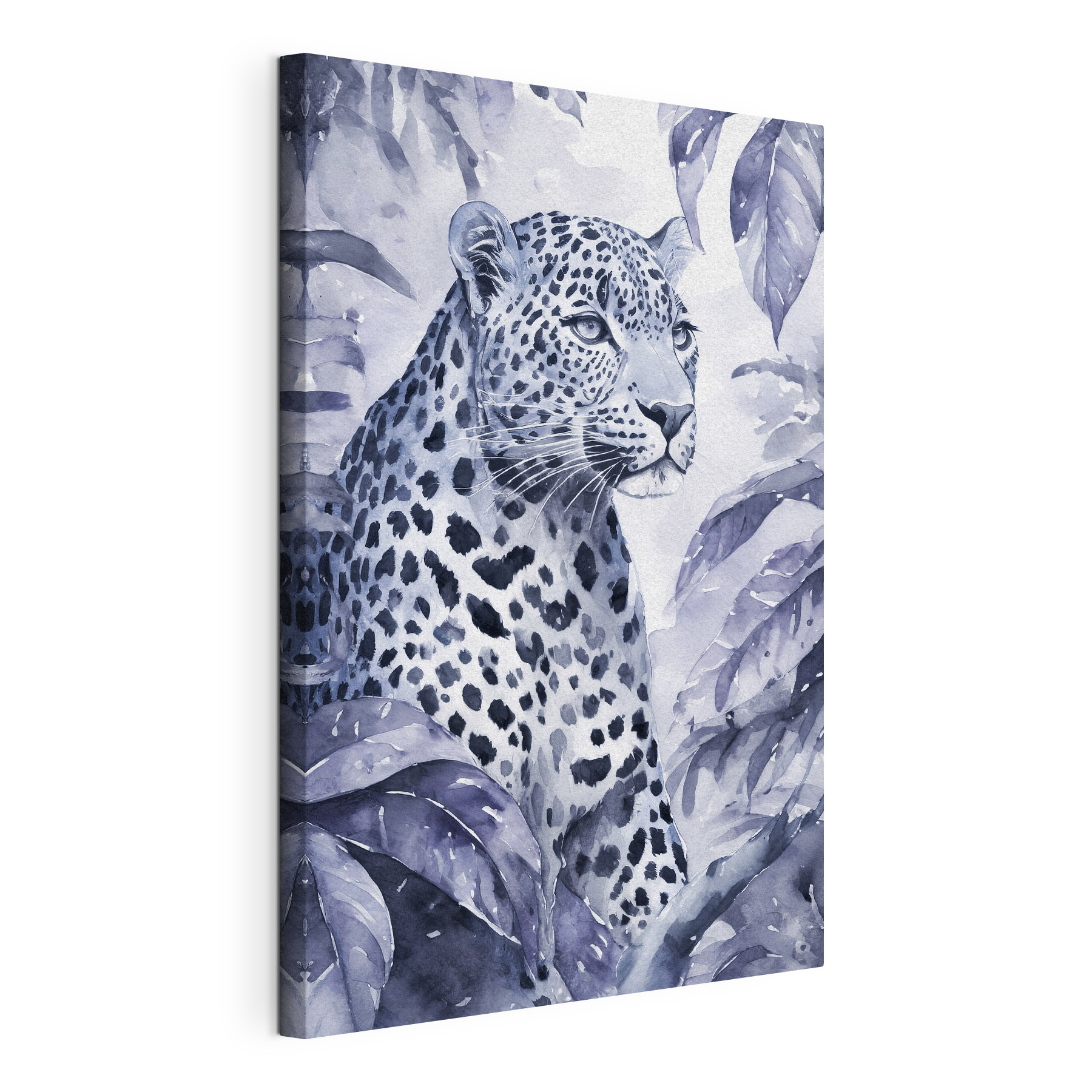 A watercolor of a leopard A watercolor of a leopard