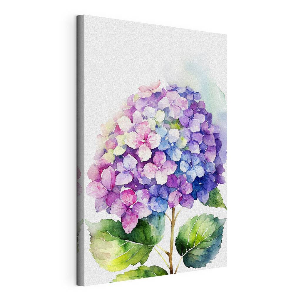 A watercolor of a flower A watercolor of a flower