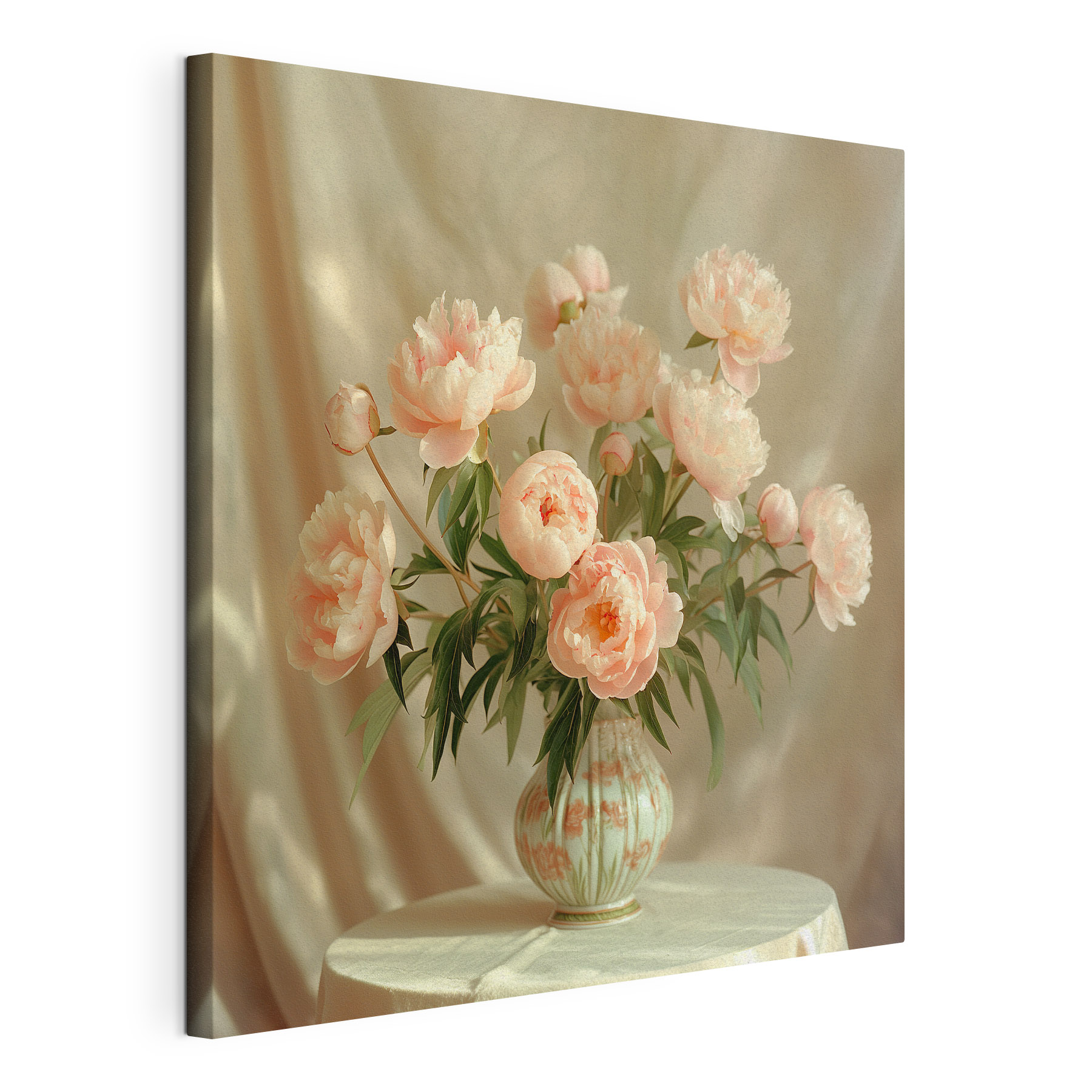 A vase of pink flowers