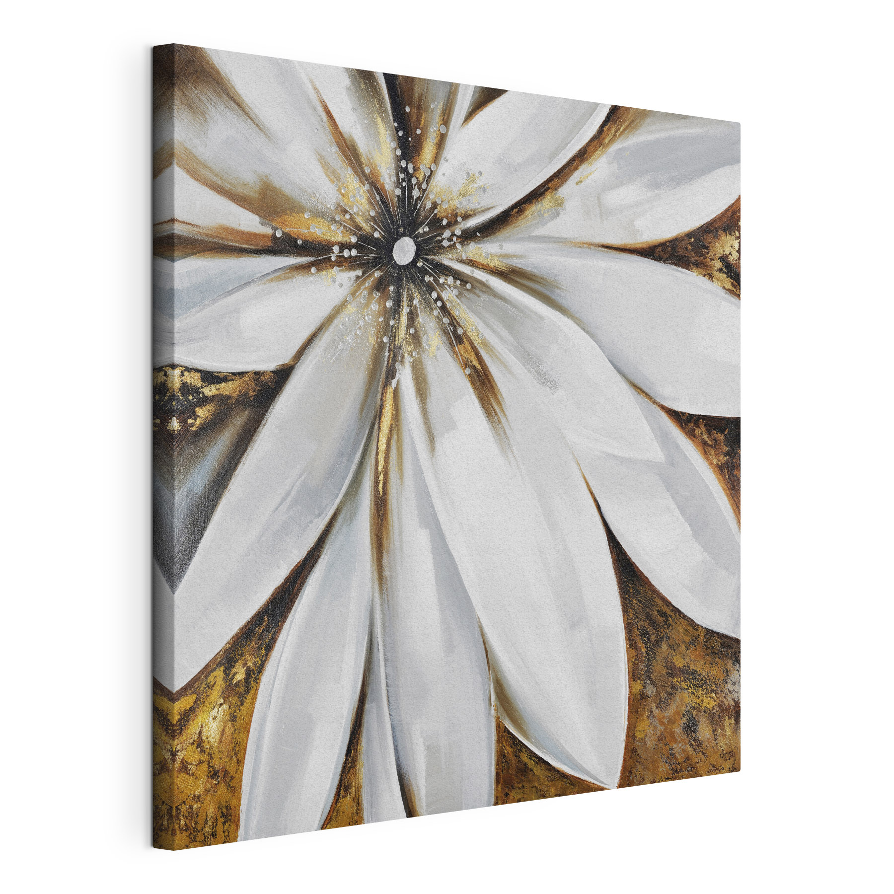 A painting of a flower A painting of a flower