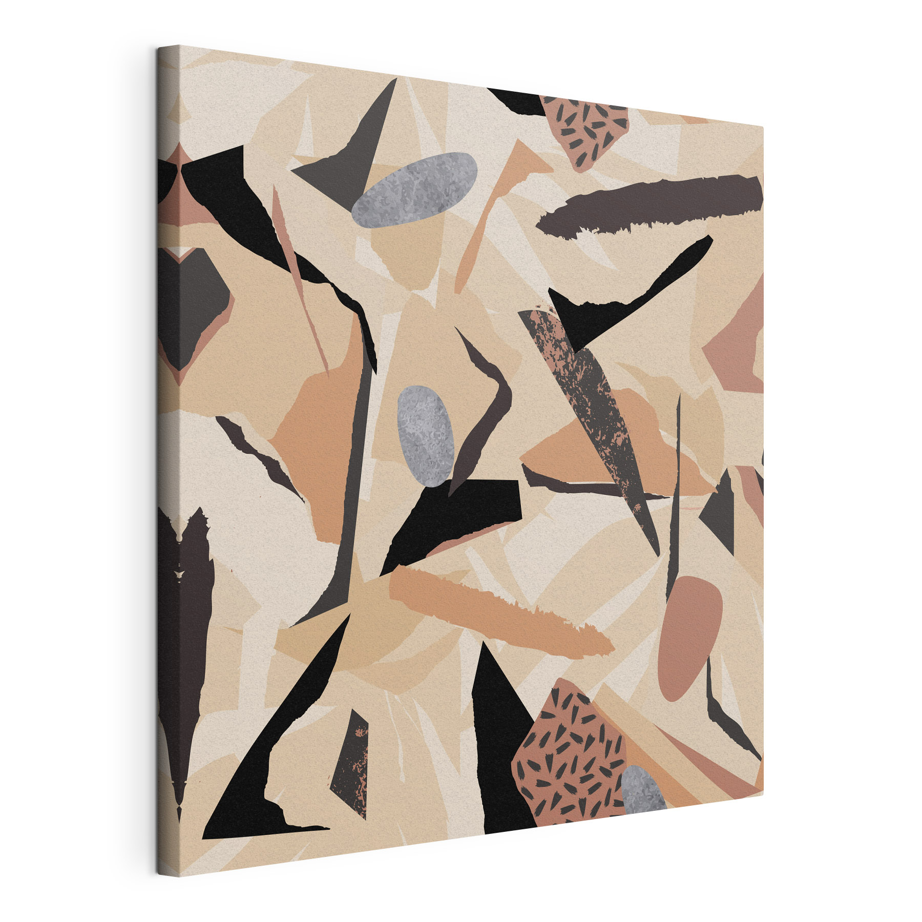 A pattern of different shapes and colors A pattern of different shapes and colors