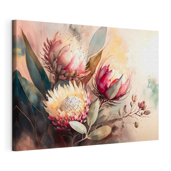 Quadri Quadri Un dipinto raffigurante fiori e foglie (COD: s37546)