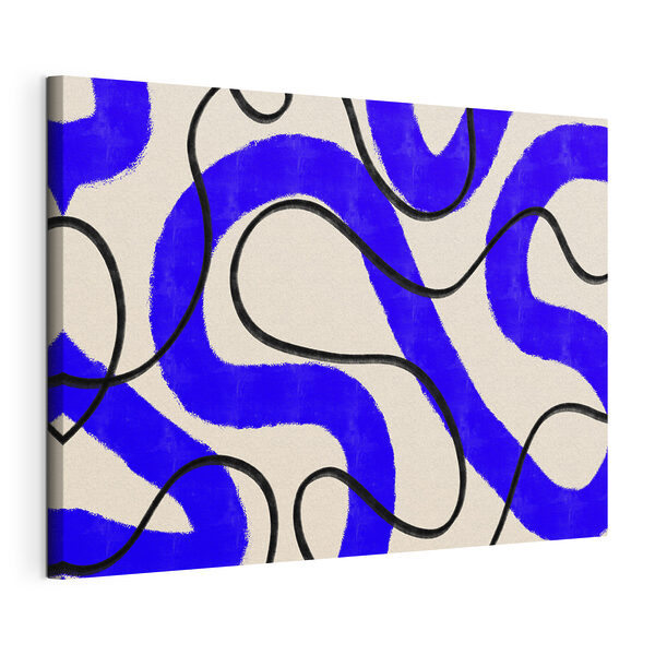 Quadri Un motivo blu e bianco (COD: s37572) Quadri Quadri Un motivo blu e bianco (COD: s37572)