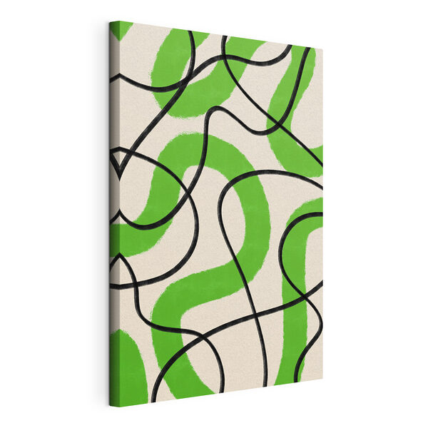 Quadri Un motivo verde e bianco (COD: s37573) Quadri Quadri Un motivo verde e bianco (COD: s37573)