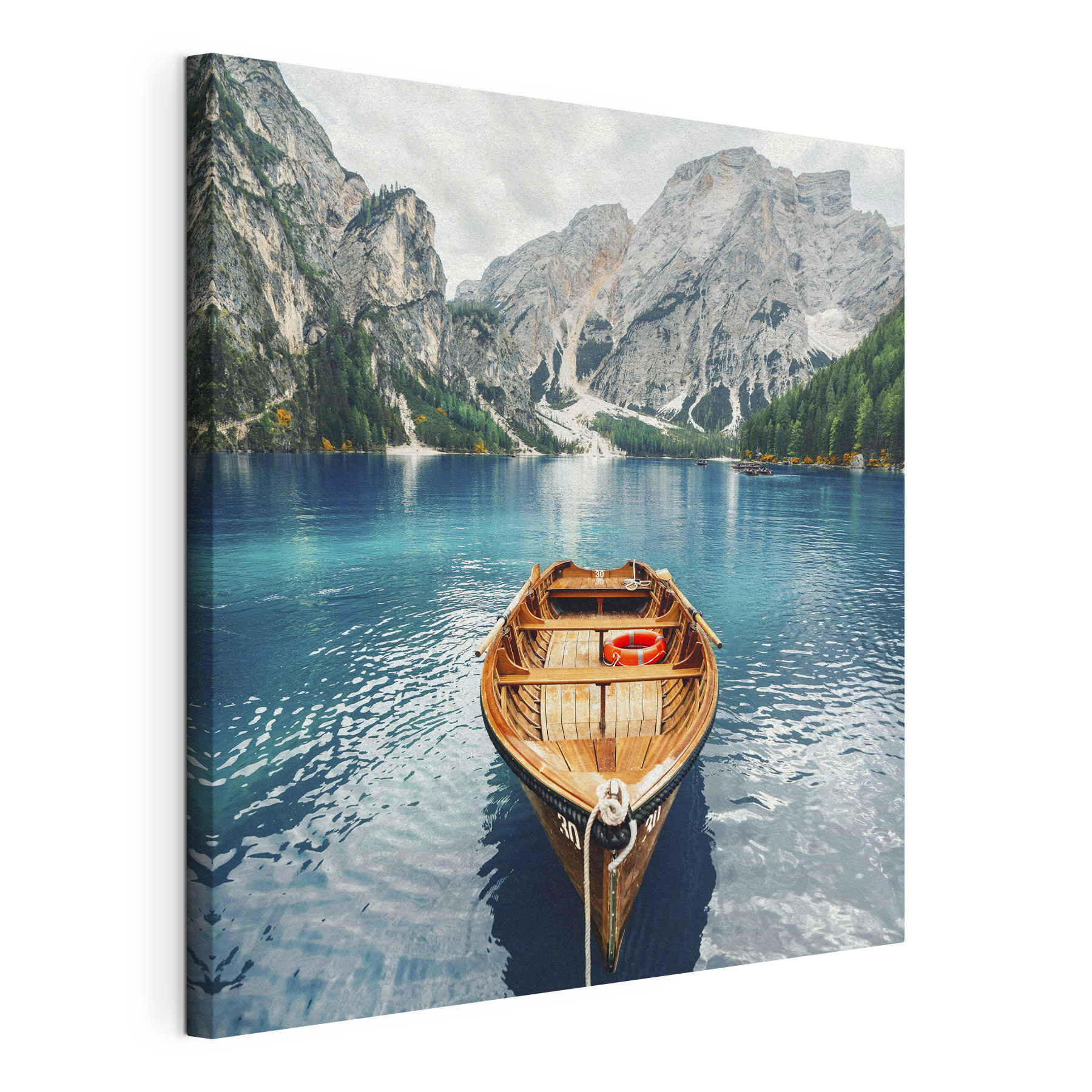 A boat on a lake A boat on a lake