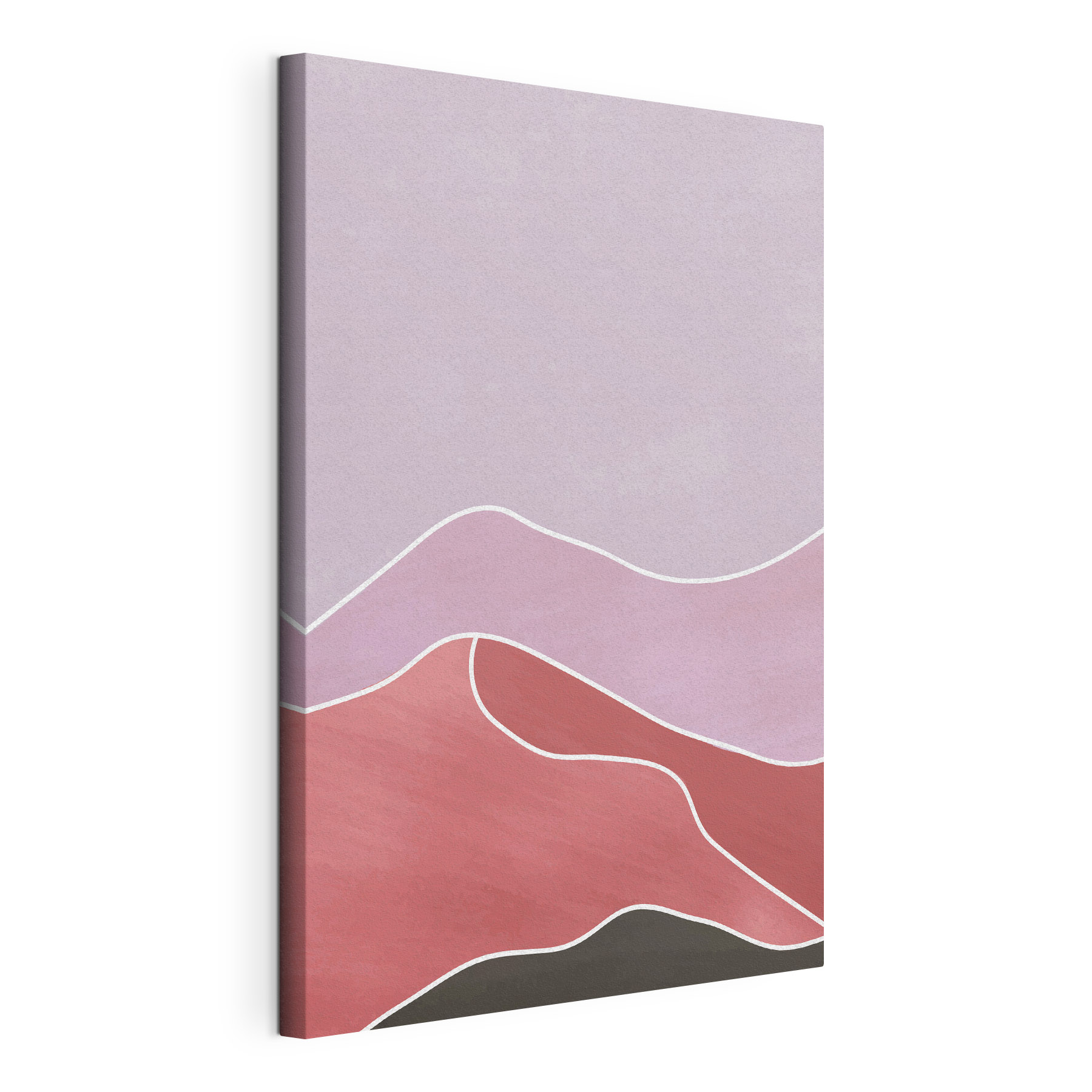 A pink and purple landscape A pink and purple landscape