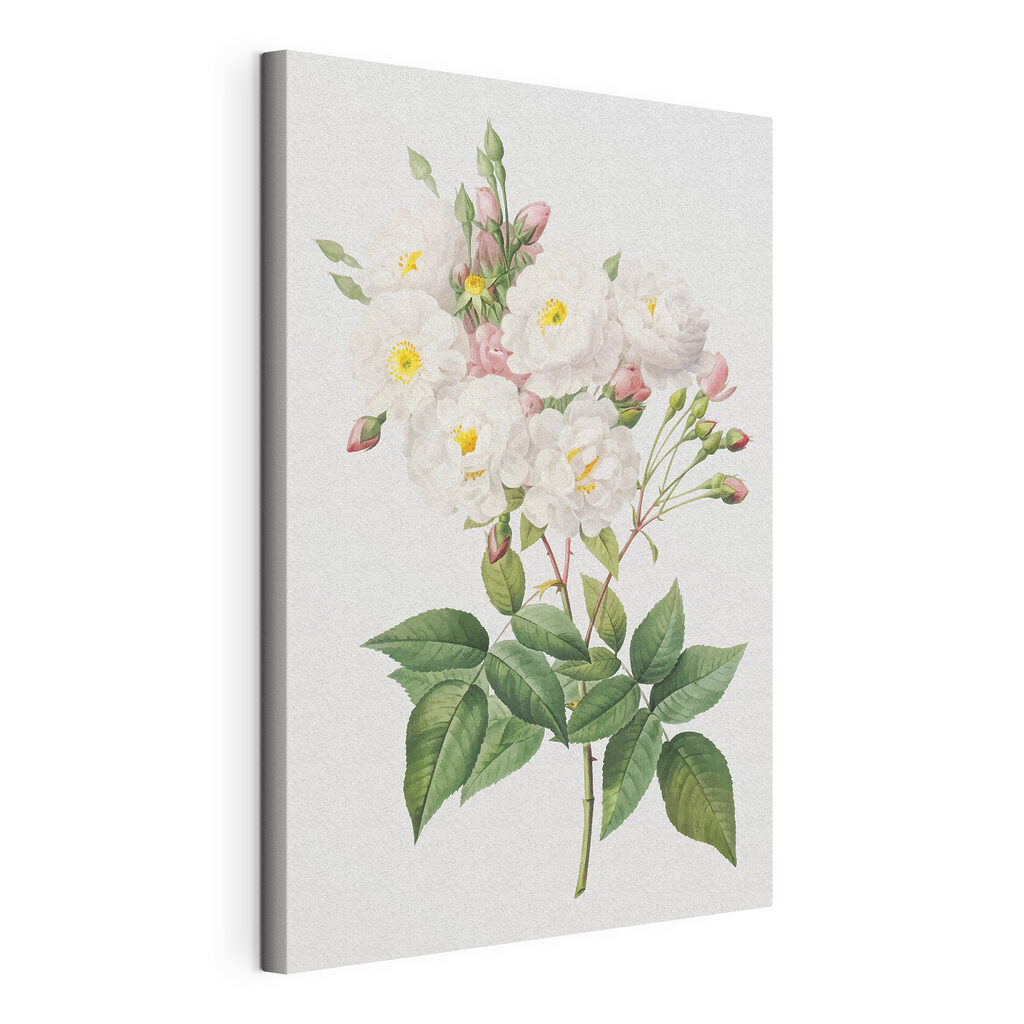 Delicate flowers in soft pastel hues