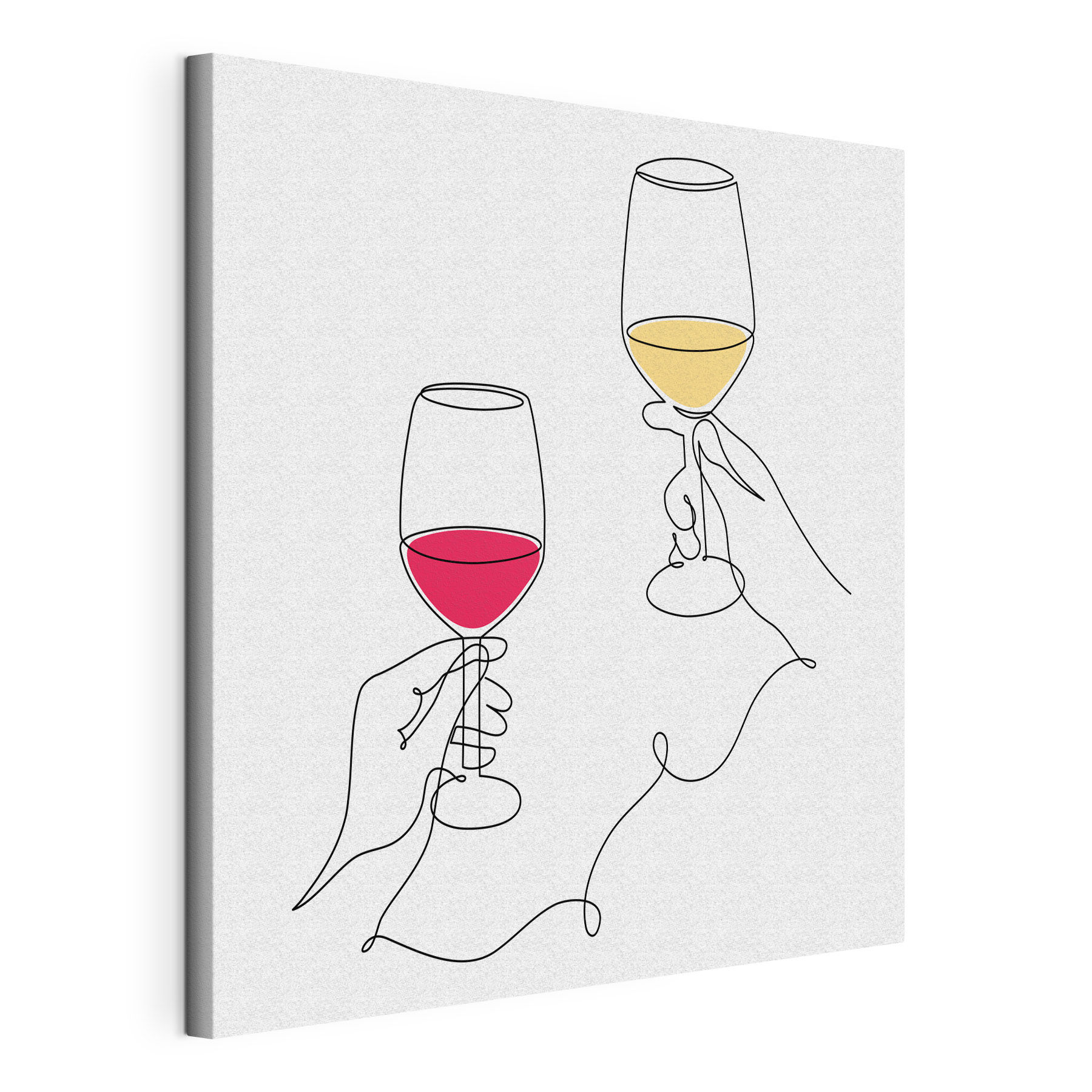 A hand holding wine glasses A hand holding wine glasses