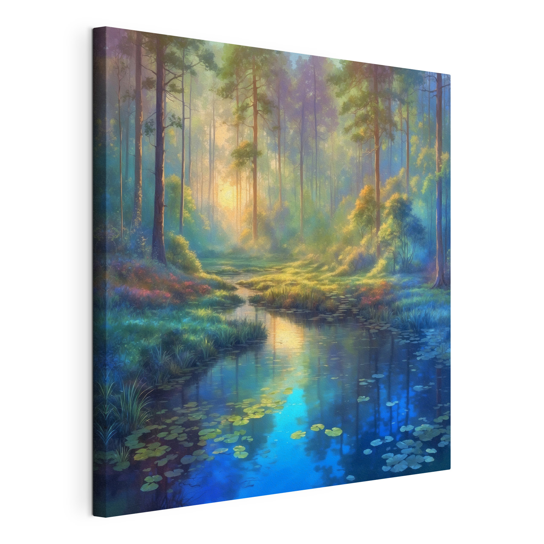 A river in a forest