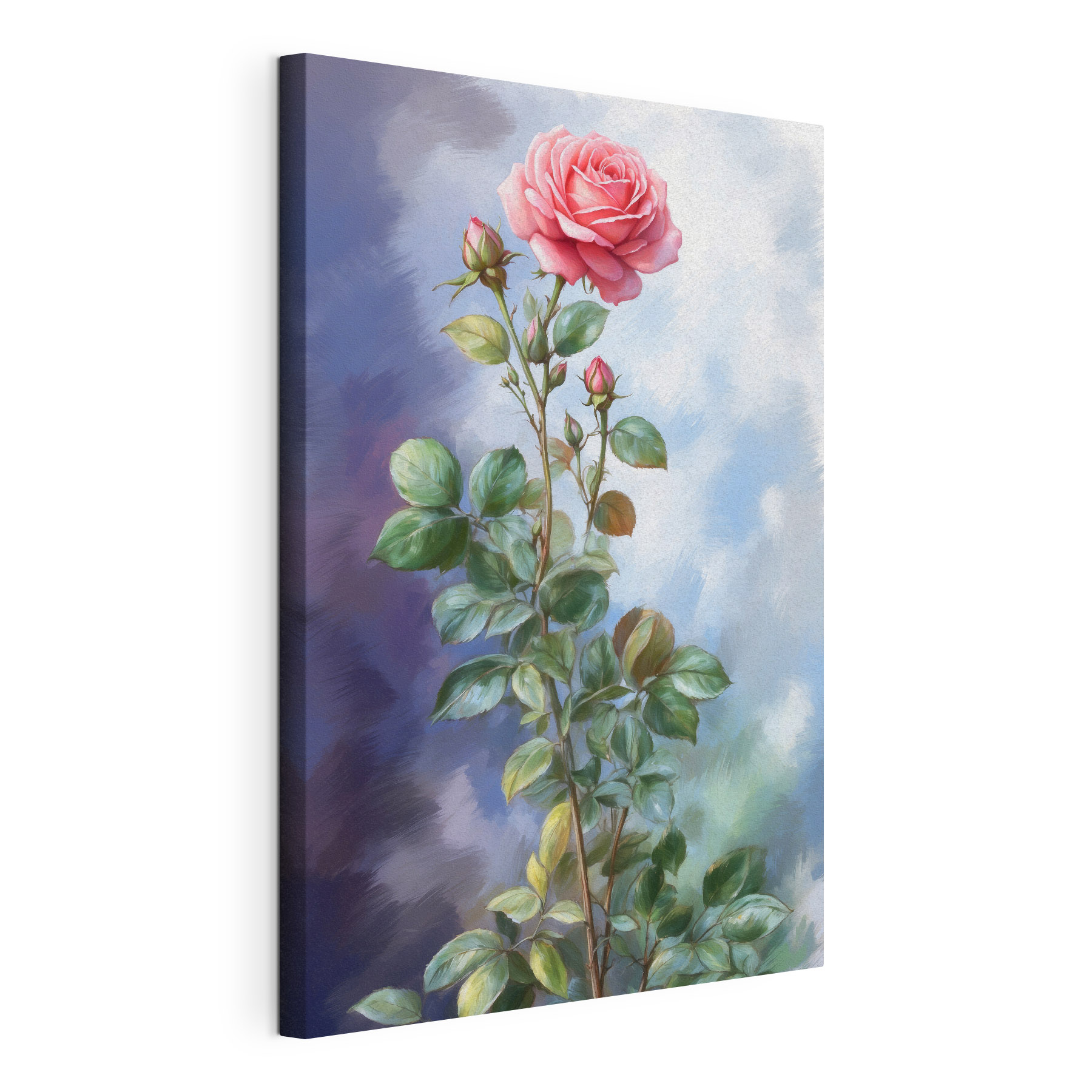A painting of a rose A painting of a rose