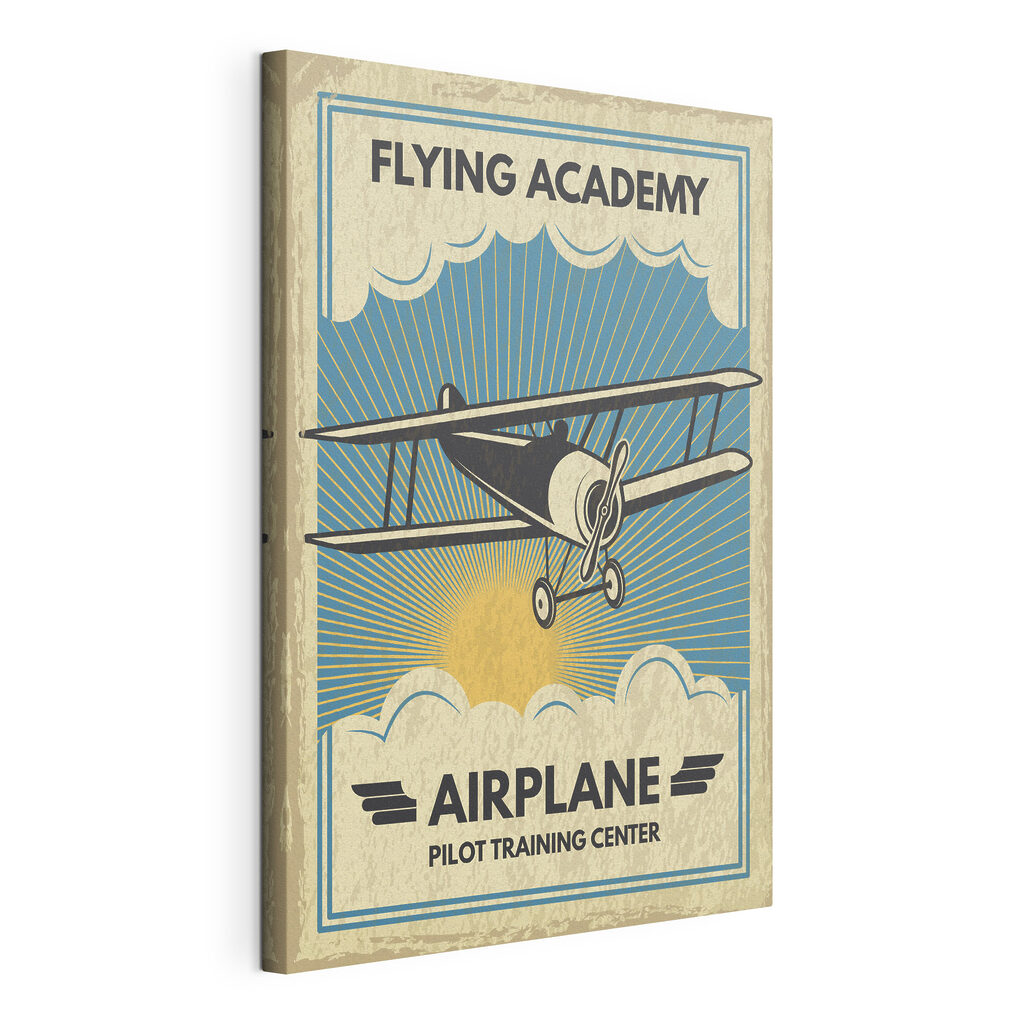 Poster of an airplane