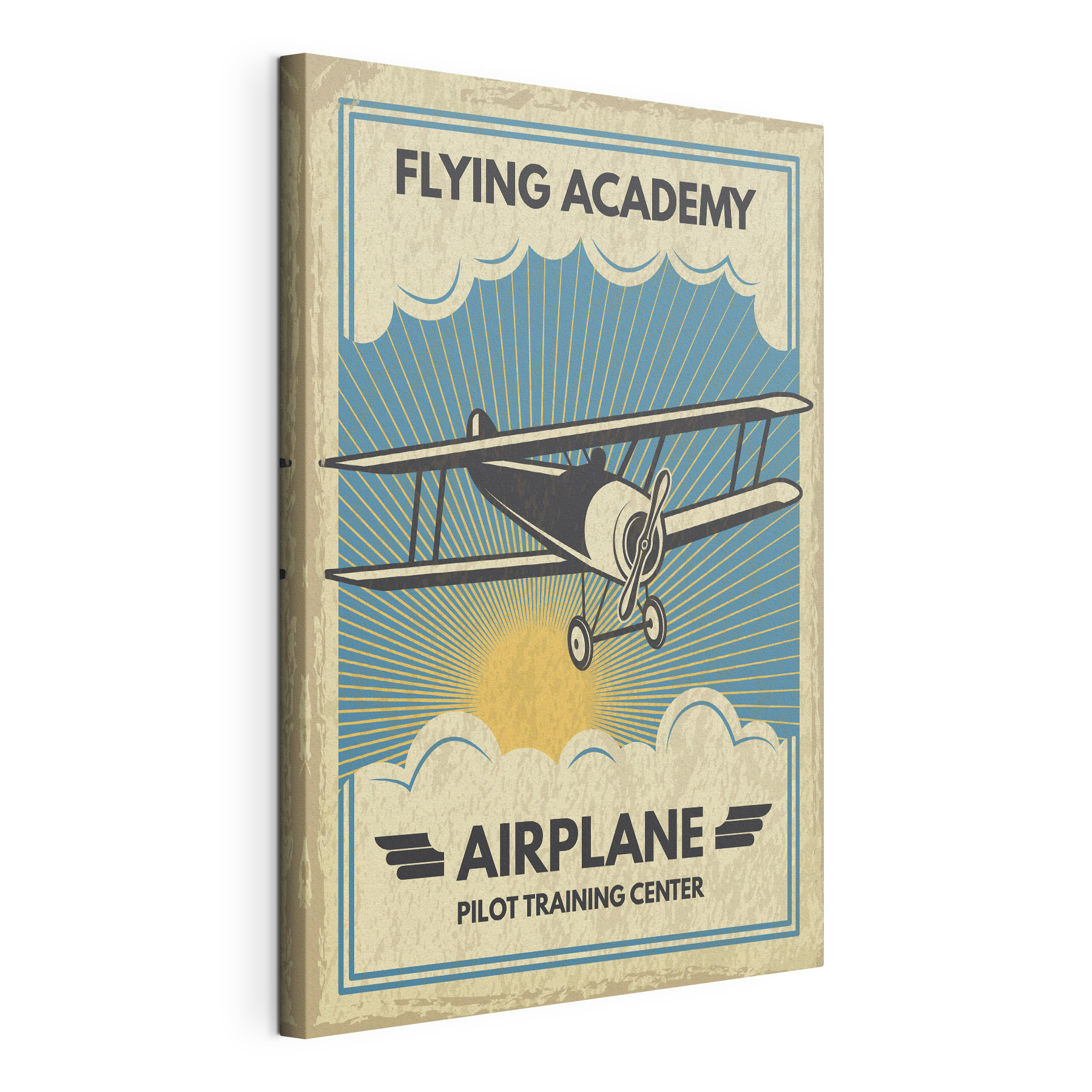 Poster of an airplane