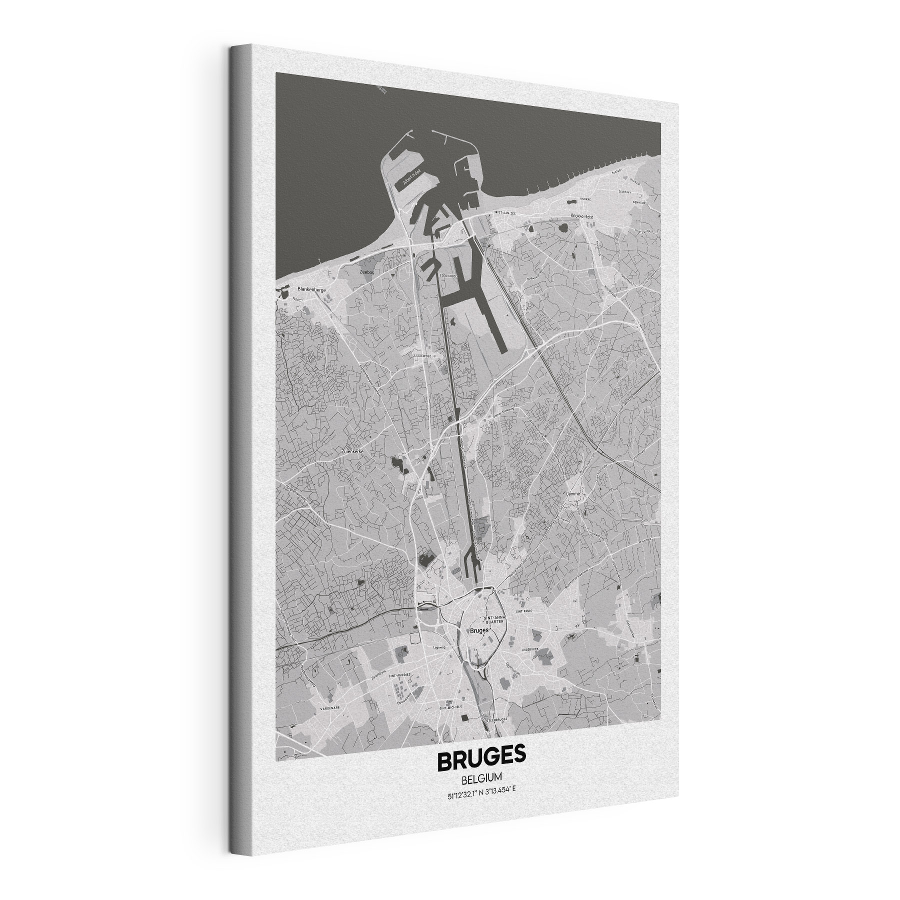 A map of a city A map of a city