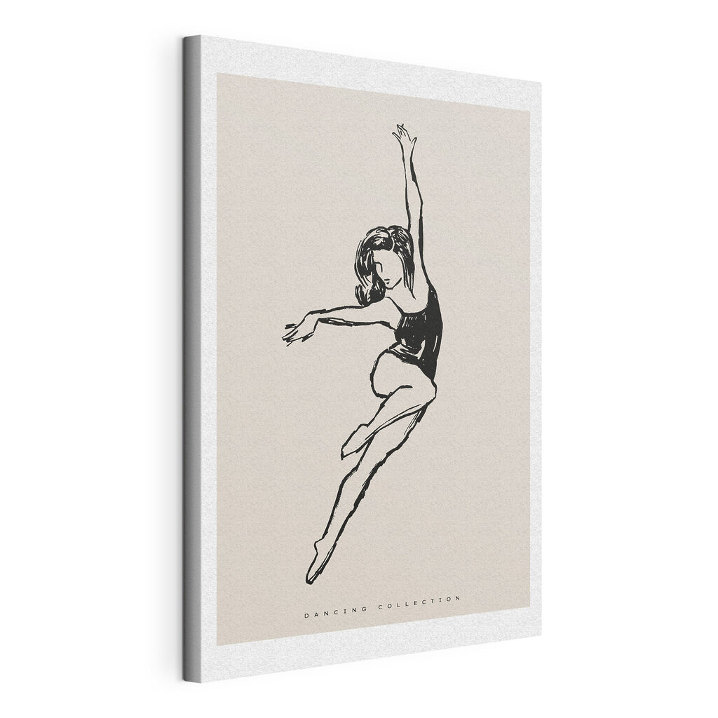 A drawing of a woman dancing A drawing of a woman dancing