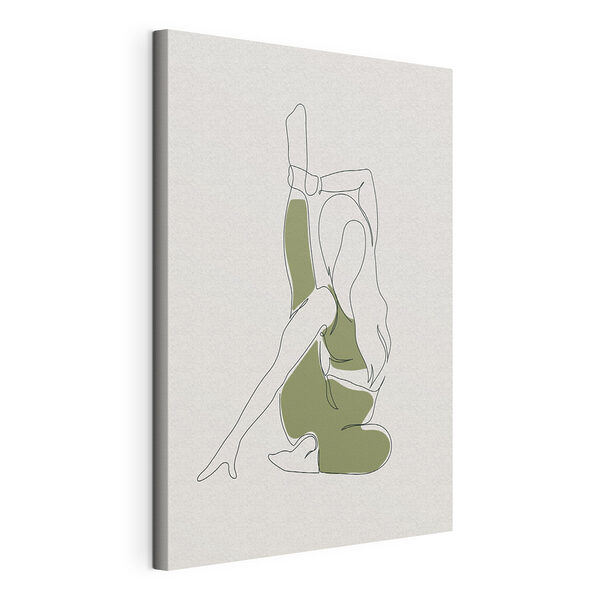 Quadri Un disegno che raffigura una donna che fa stretching (COD: s37985) Quadri Quadri Un disegno che raffigura una donna che fa stretching (COD: s37985)