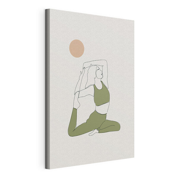Quadri Una donna in tenuta da yoga verde (COD: s37988) Quadri Quadri Una donna in tenuta da yoga verde (COD: s37988)