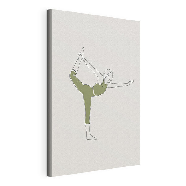 Quadri Una donna in una posizione yoga (COD: s37993) Quadri Quadri Una donna in una posizione yoga (COD: s37993)