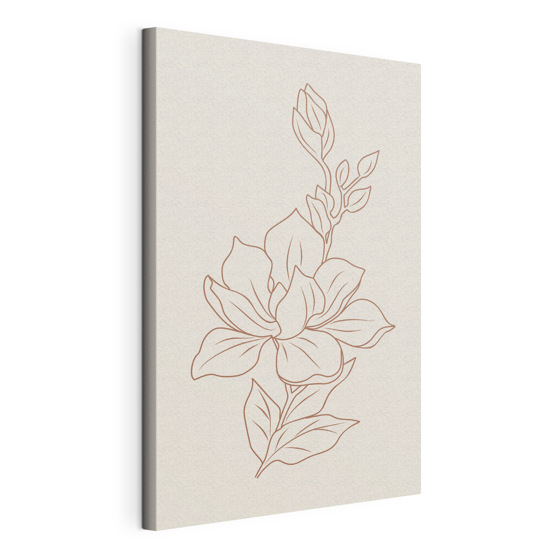 A drawing of a flower