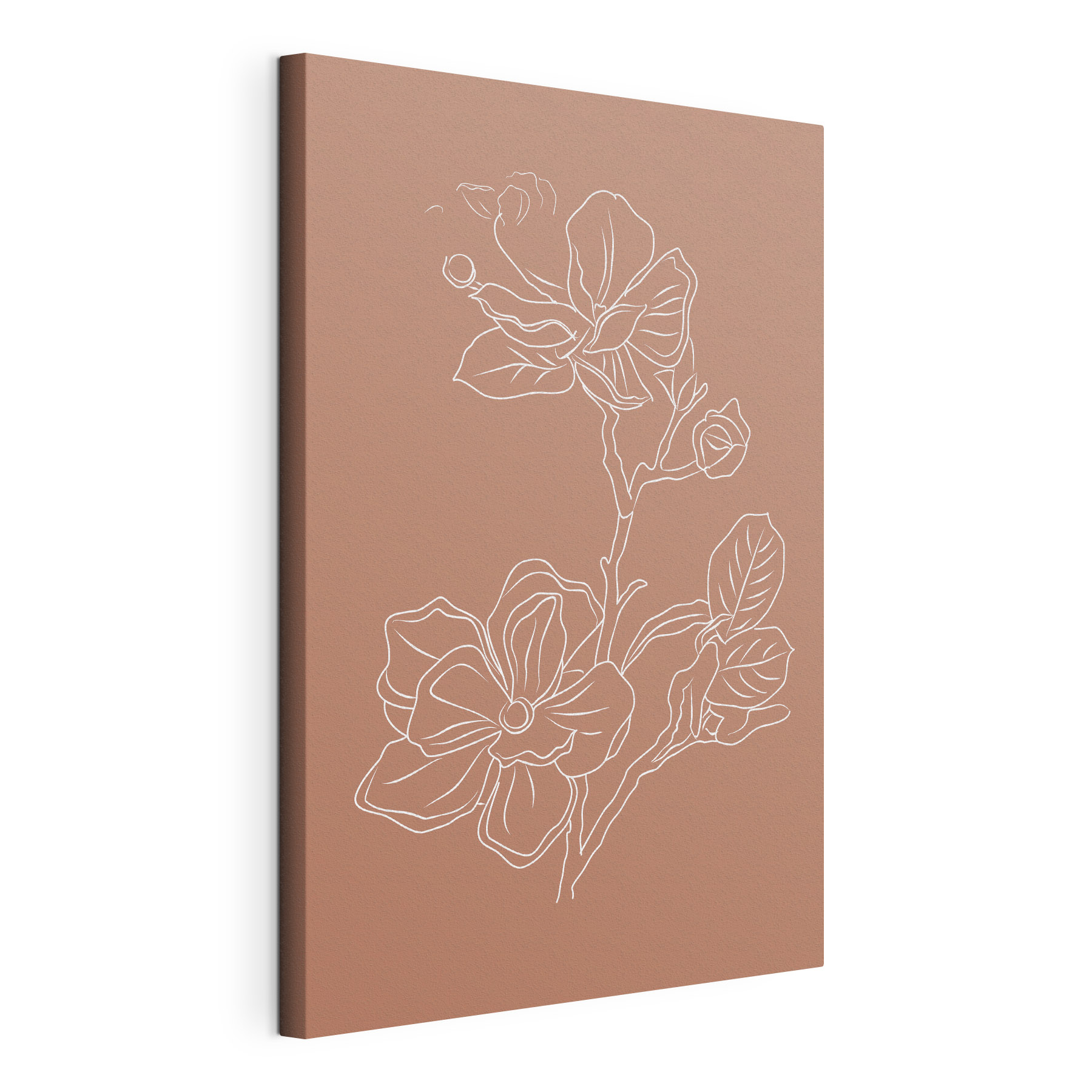 A drawing of a flower