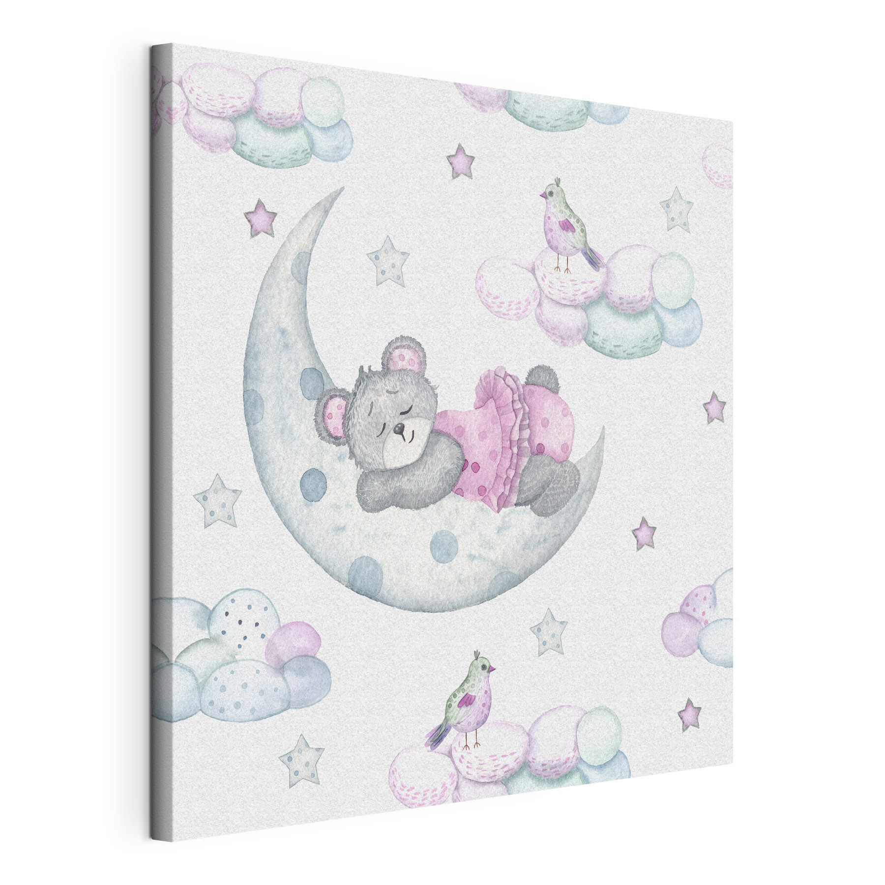 A teddy bear sleeping on the moon A teddy bear sleeping on the moon
