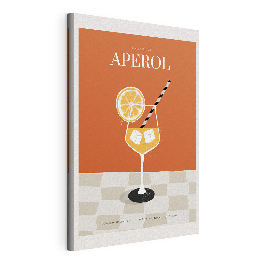 A poster of a drink A poster of a drink