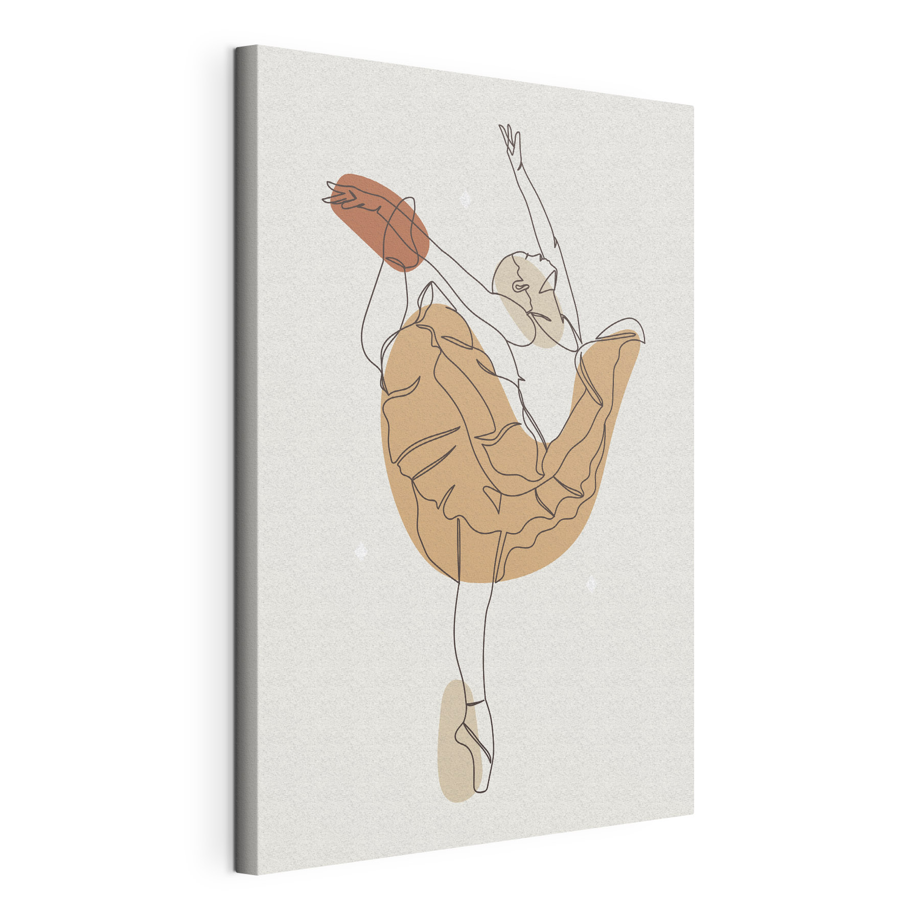 A drawing of a woman dancing