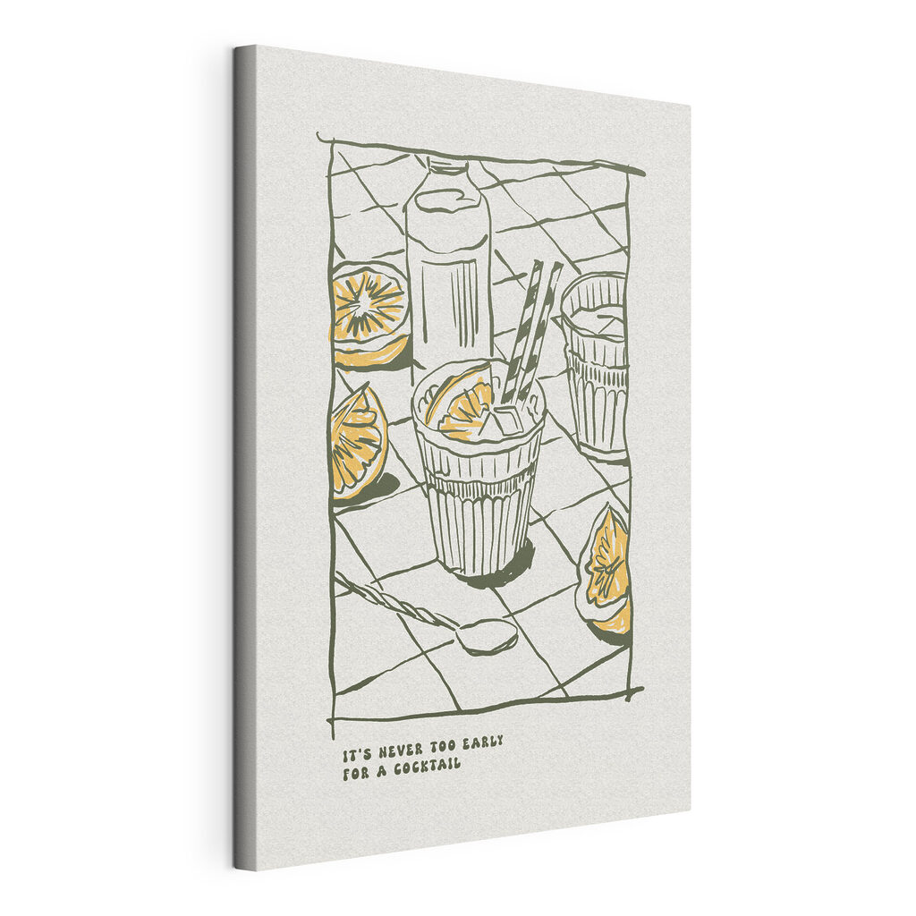 A drawing of a drink