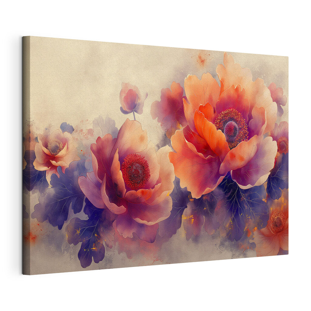 Vibrant blooms in soft pastel hues Vibrant blooms in soft pastel hues