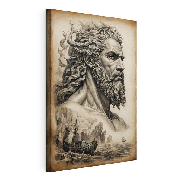 Quadri Il disegno di un uomo con la barba (COD: s38128) Quadri Quadri Il disegno di un uomo con la barba (COD: s38128)