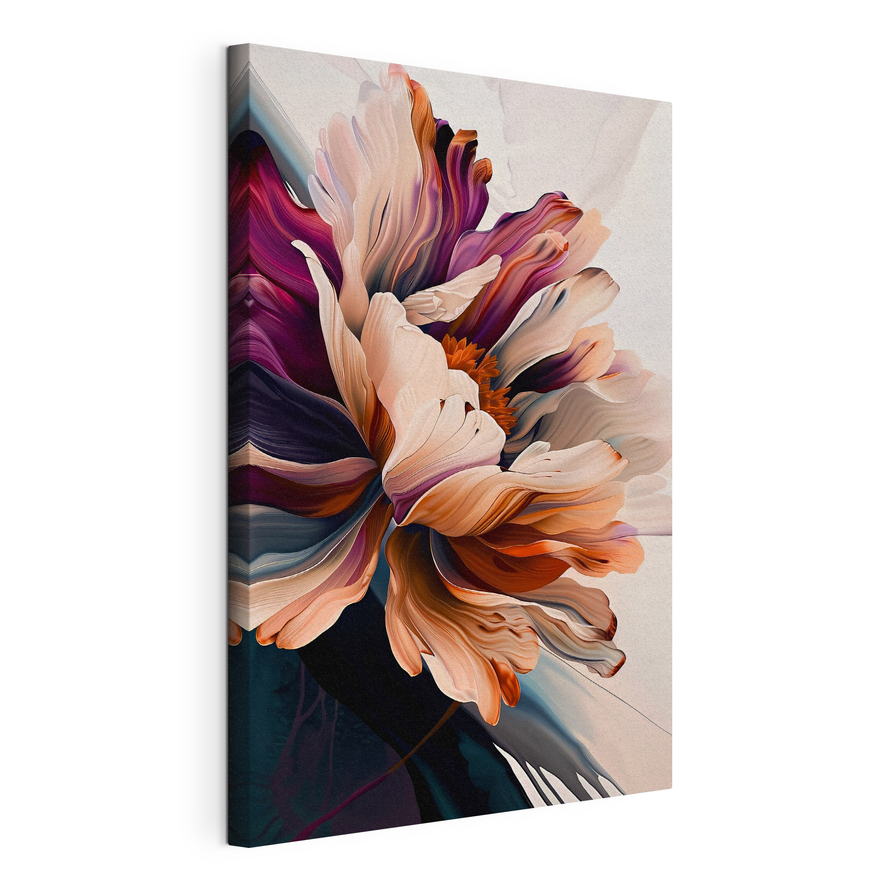Colorful petals in soft harmony