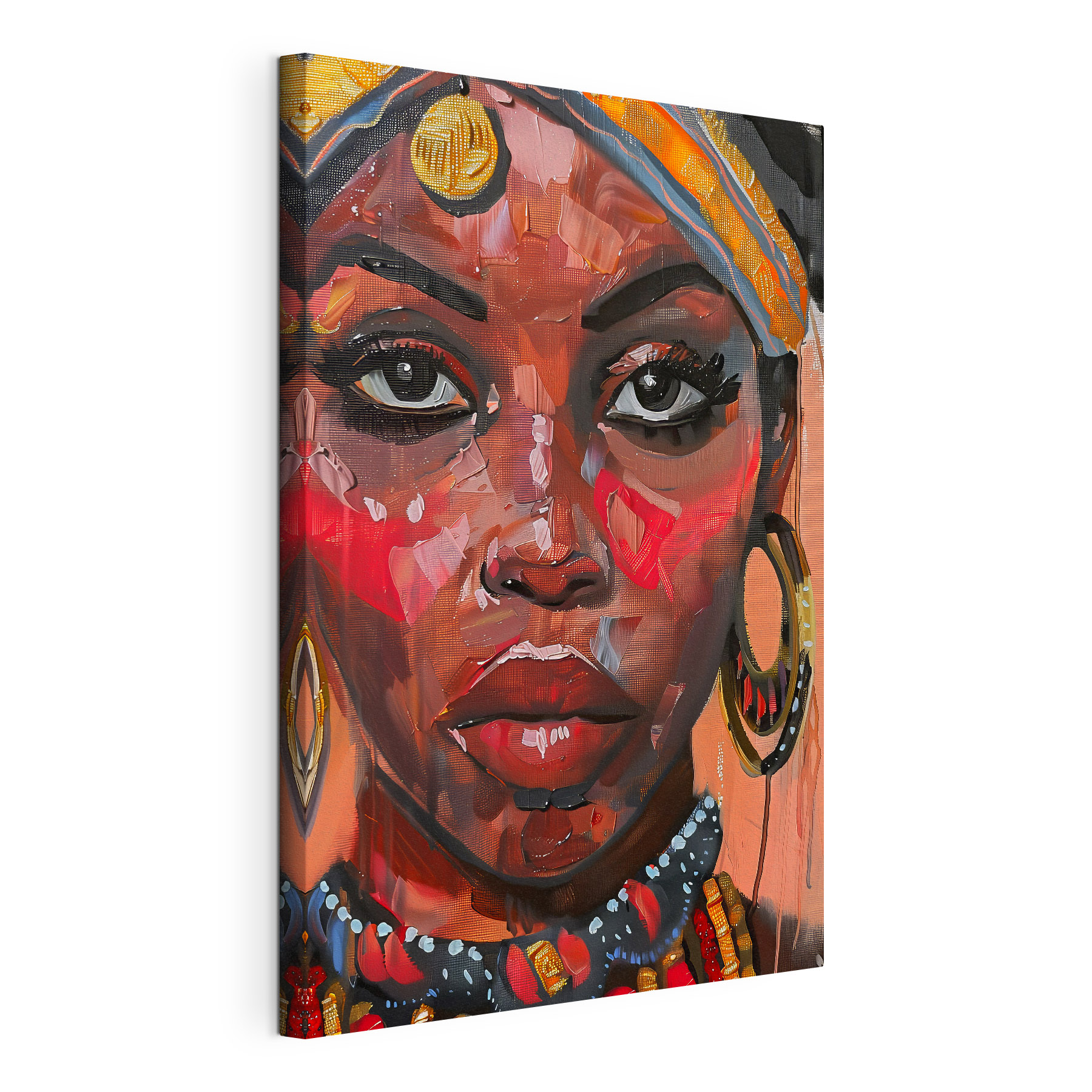A painting of a woman