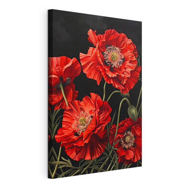Quadri Un primo piano di fiori rossi (COD: s38156) Quadri Quadri Un primo piano di fiori rossi (COD: s38156)