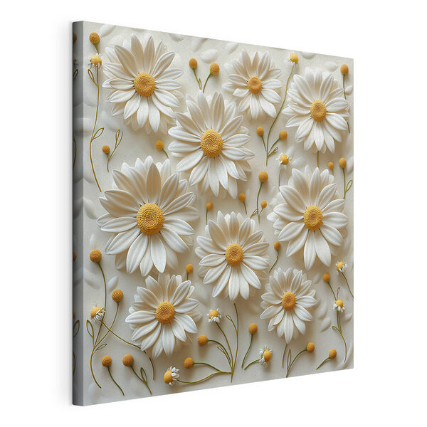 Fiori bianchi e gialli Quadri Fiori bianchi e gialli