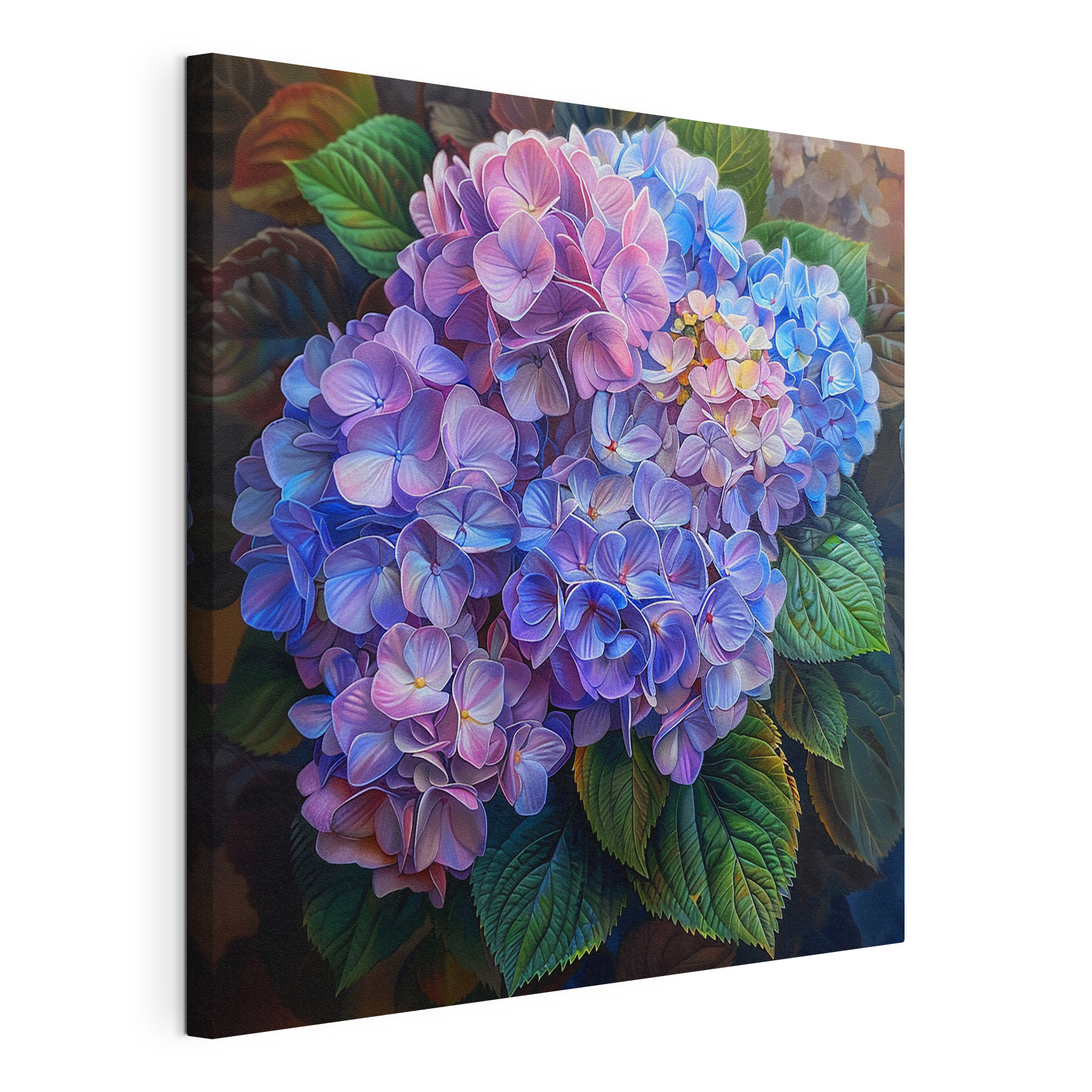 Vibrant blooms in shades of blue