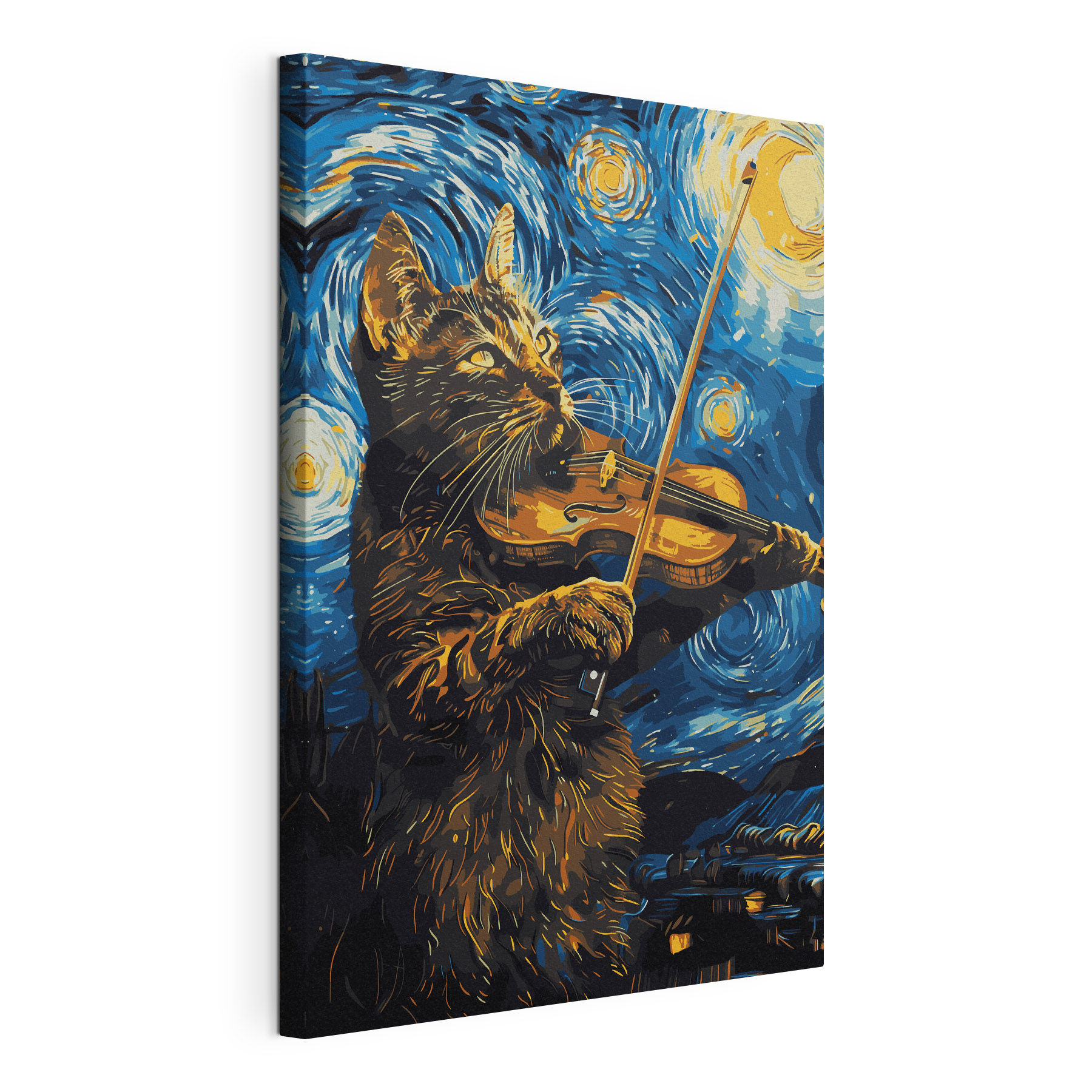 A cat playing a violin A cat playing a violin