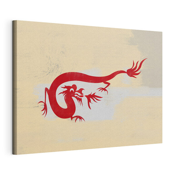 Quadri Un drago rosso su uno sfondo bianco (COD: s38337) Quadri Quadri Un drago rosso su uno sfondo bianco (COD: s38337)