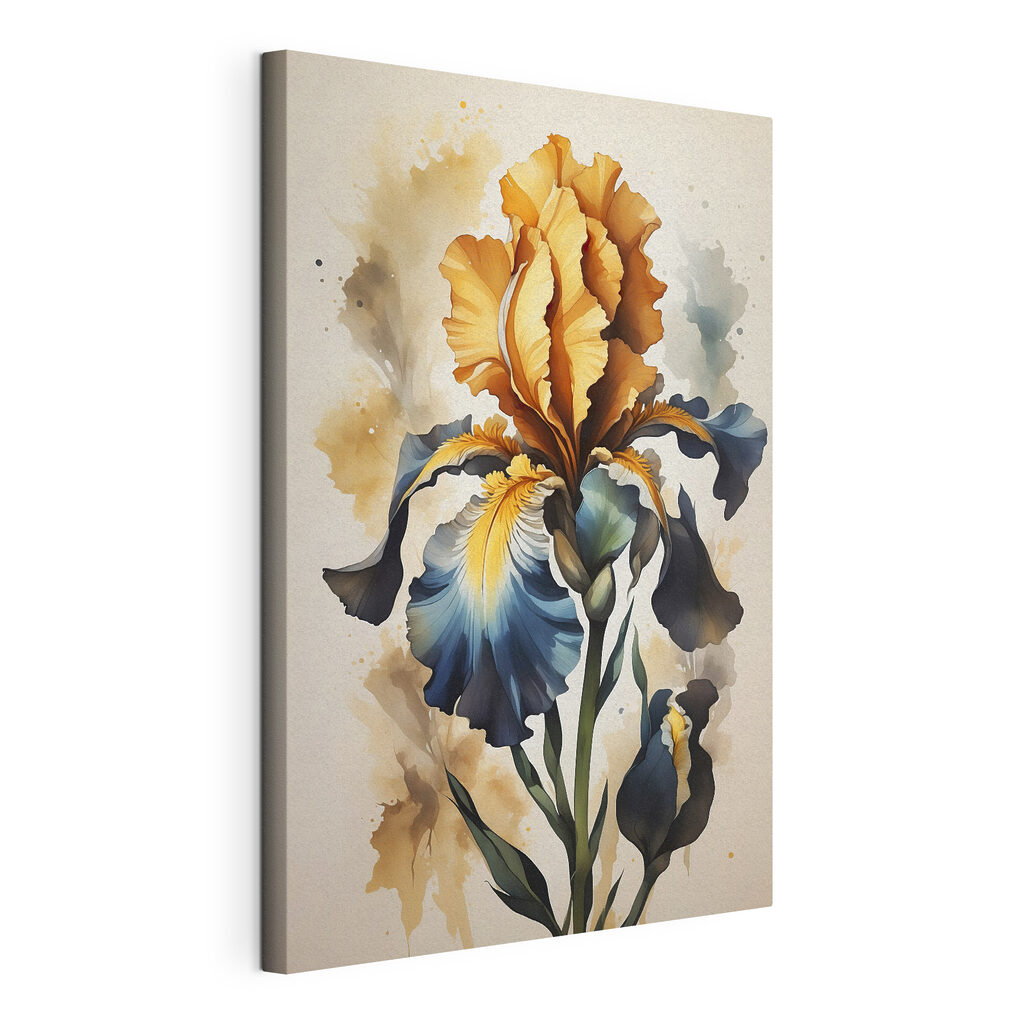 A painting of a flower A painting of a flower