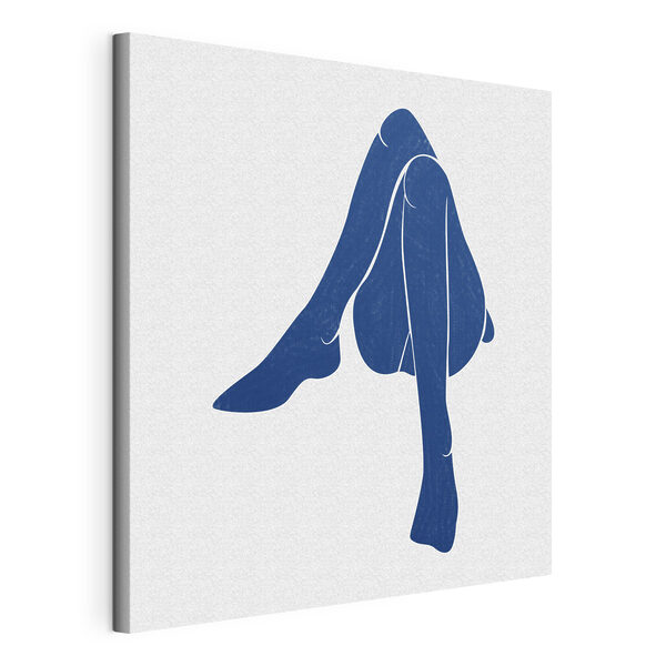 Quadri Un disegno blu raffigurante le gambe di una donna (COD: s38383) Quadri Quadri Un disegno blu raffigurante le gambe di una donna (COD: s38383)