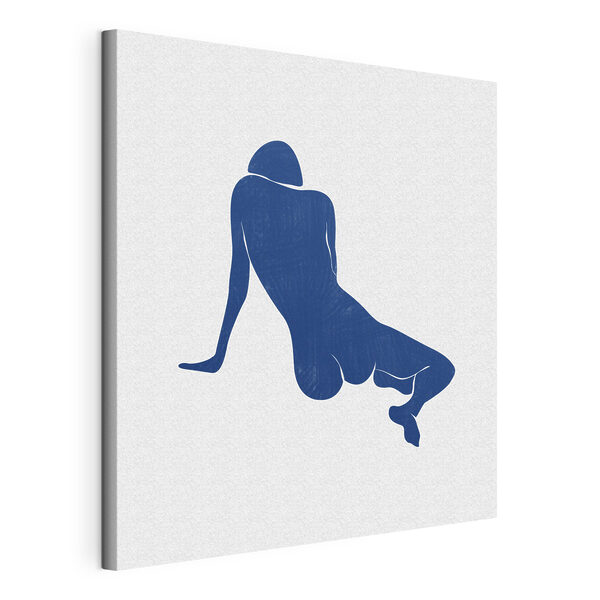 Quadri Un disegno blu raffigurante una persona sdraiata (COD: s38385) Quadri Quadri Un disegno blu raffigurante una persona sdraiata (COD: s38385)