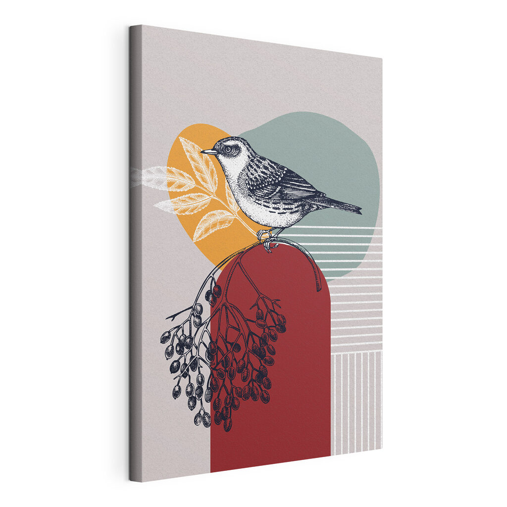 A bird on a branch A bird on a branch