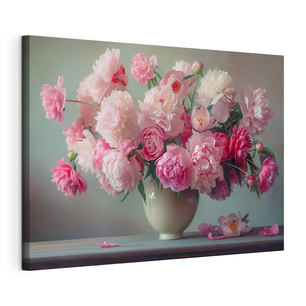 Quadri Un vaso di fiori rosa (COD: s38458) Quadri Quadri Un vaso di fiori rosa (COD: s38458)